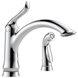 LindenE Single Handle Kitchen Faucet with Spray