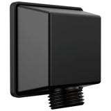 Delta Faucet - Universal Showering Components Square Wall Elbow for Hand Shower - Matte Black