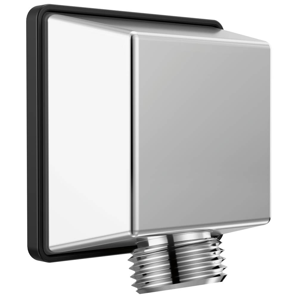 Delta Faucet - Universal Showering Components Square Wall Elbow for Hand Shower - LumicoatÂ® Chrome