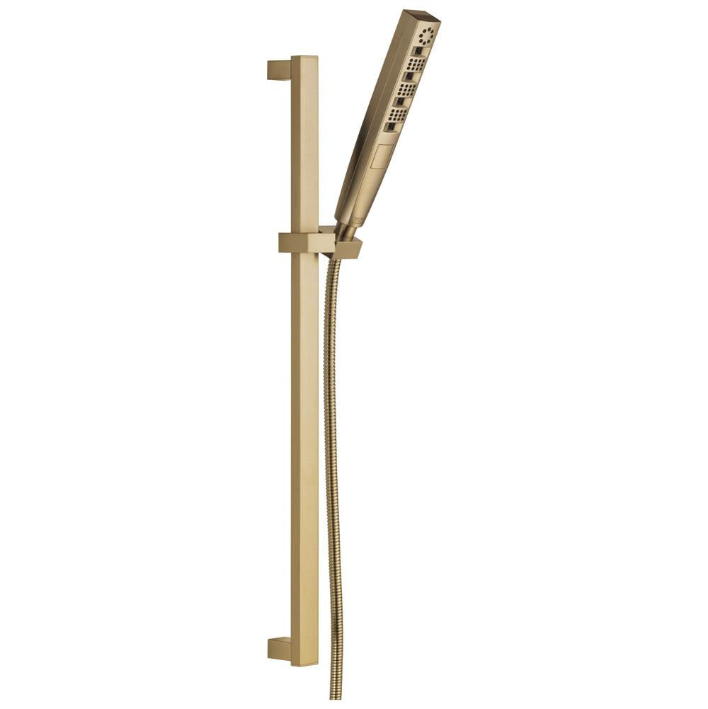 Delta Faucet - Universal Showering Components H2Okinetic Hand Shower 1.75 GPM w/Slide Bar 4S - LumicoatÂ® Champagne Bronze