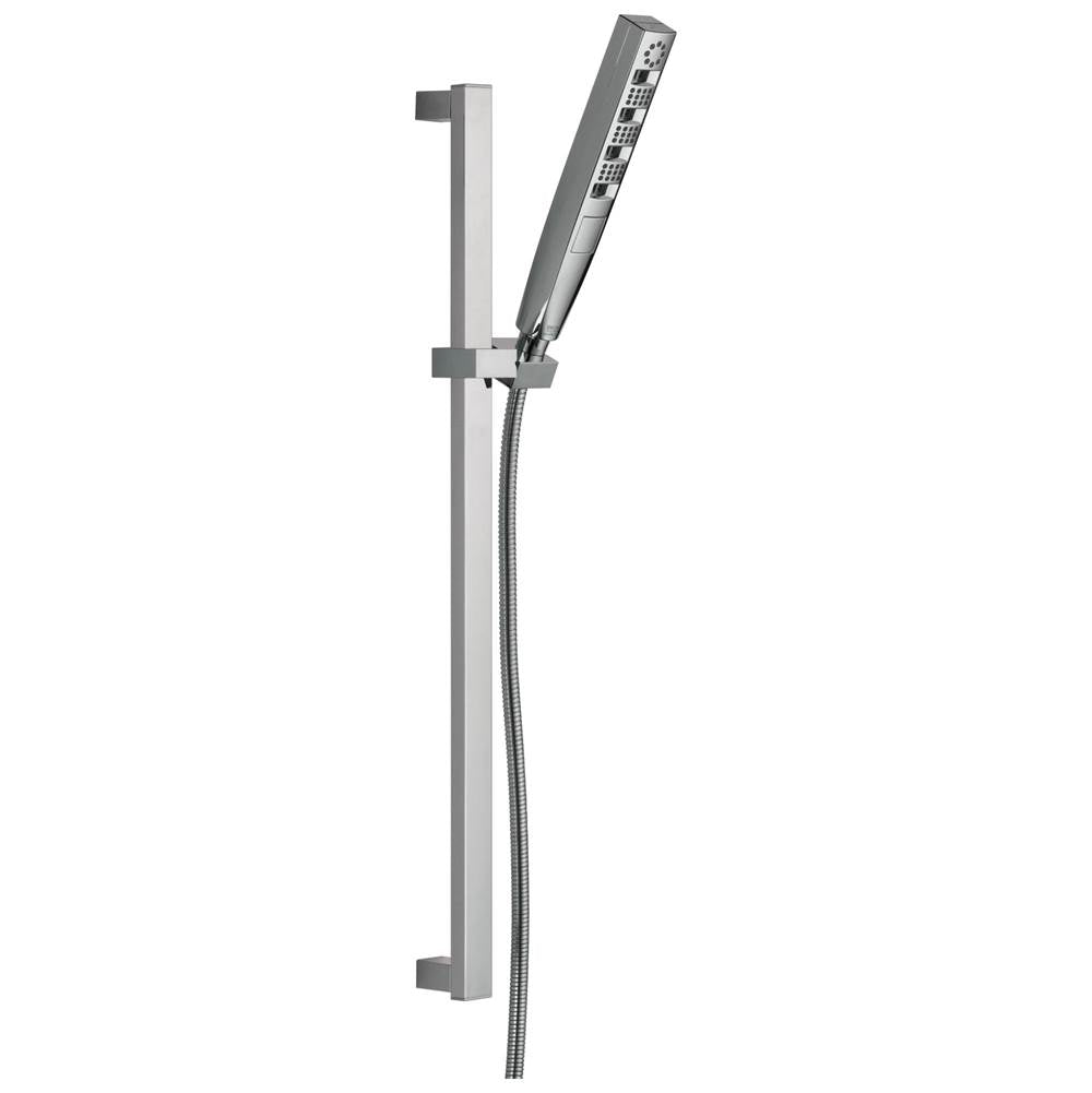 Delta Faucet - Universal Showering Components H2Okinetic Hand Shower 1.75 GPM w/Slide Bar 4S - LumicoatÂ® Chrome