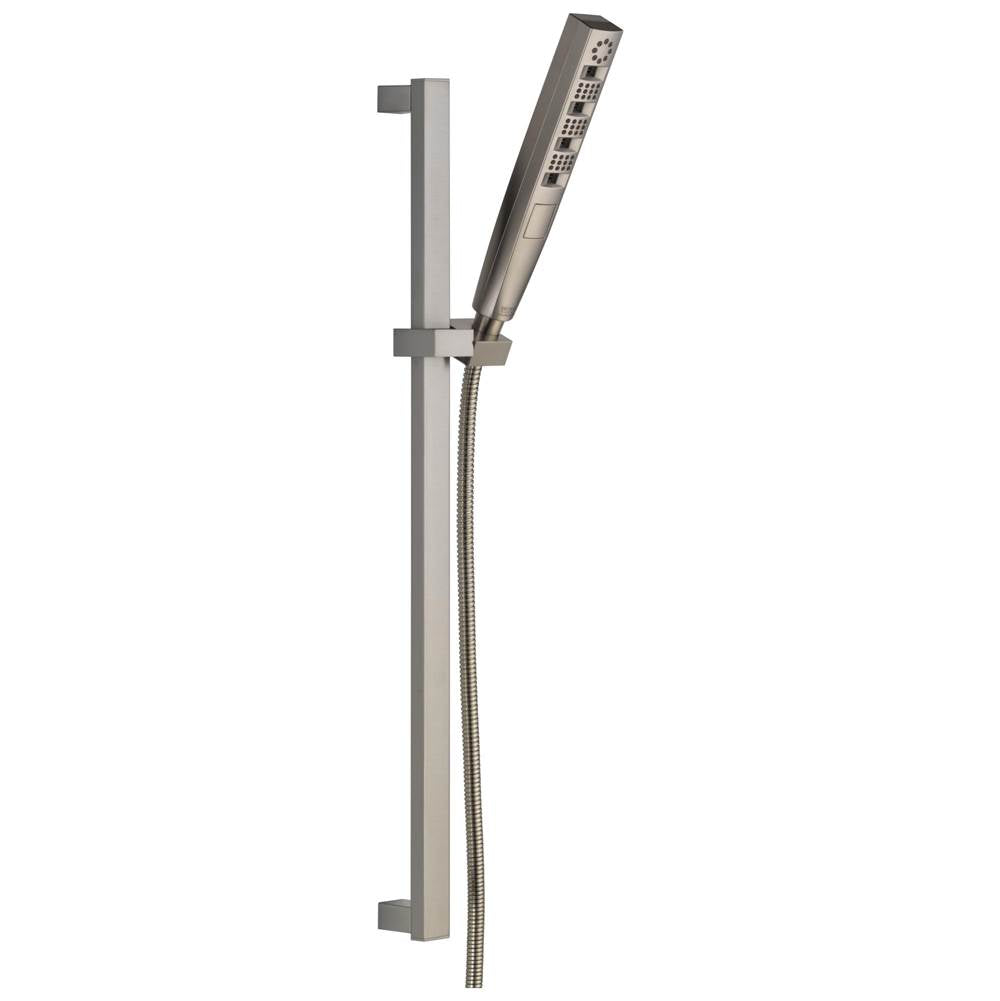 Delta Faucet - Universal Showering Components H2Okinetic Hand Shower 1.75 GPM w/Slide Bar 4S - LumicoatÂ® Stainless