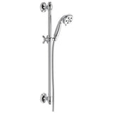 Delta Faucet - Universal Showering Components H2OKinetic 3-Setting Slide Bar Hand Shower - Chrome