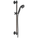 Universal Showering Components H2OKinetic 3-Setting Slide Bar Hand Shower