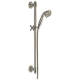 Universal Showering Components H2OKinetic 3-Setting Slide Bar Hand Shower