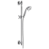 Universal Showering Components H2OKinetic 3-Setting Slide Bar Hand Shower