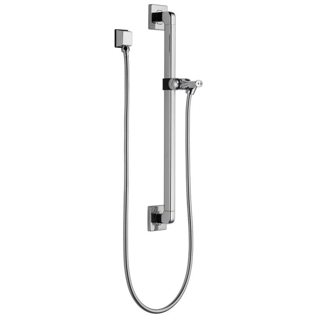 Delta Faucet - Universal Showering Components Adjustable Slide Bar/Grab Bar Assembly with Elbow - Chrome