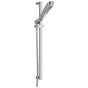 Delta Faucet - Universal Showering Components H2OKinetic 4-Setting Slide Bar Hand Shower - Chrome