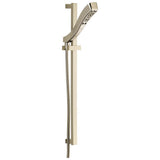 Universal Showering Components H2OKinetic 4-Setting Slide Bar Hand Shower