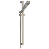 Universal Showering Components H2OKinetic 4-Setting Slide Bar Hand Shower