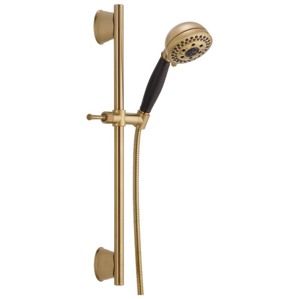Universal Showering Components H2OKinetic 5-Setting Slide Bar Hand Shower