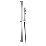Delta Faucet - Universal Showering Components H2OKineticSingle-Setting Slide Bar Hand Shower - LumicoatÂ® Chrome