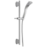 Universal Showering Components H2OKinetic Single-Setting Slide Bar Hand Shower