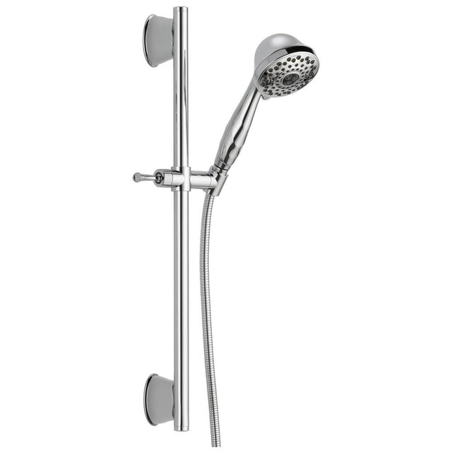 Delta Faucet - Universal Showering Components 7-Setting Slide Bar Hand Shower - Chrome
