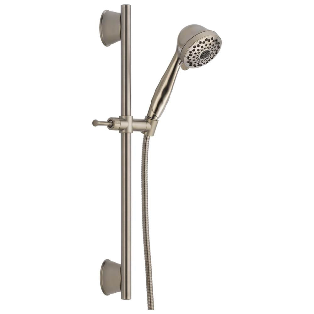 Delta Faucet - Universal Showering Components 7-Setting Slide Bar Hand Shower - Stainless