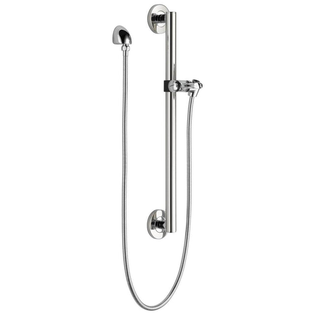 Delta Faucet - Universal Showering Components Adjustable Slide Bar/Grab Bar Assembly with Elbow - Chrome