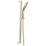 Delta Faucet - Universal Showering Components H2OKinetic3-Setting Slide Bar Hand Shower - LumicoatÂ® Polished Nickel