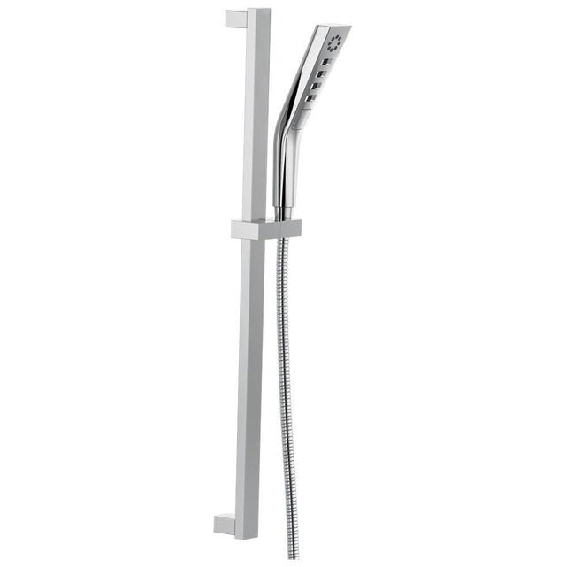 Delta Faucet - Universal Showering Components H2OKinetic 3-Setting Slide Bar Hand Shower - Chrome
