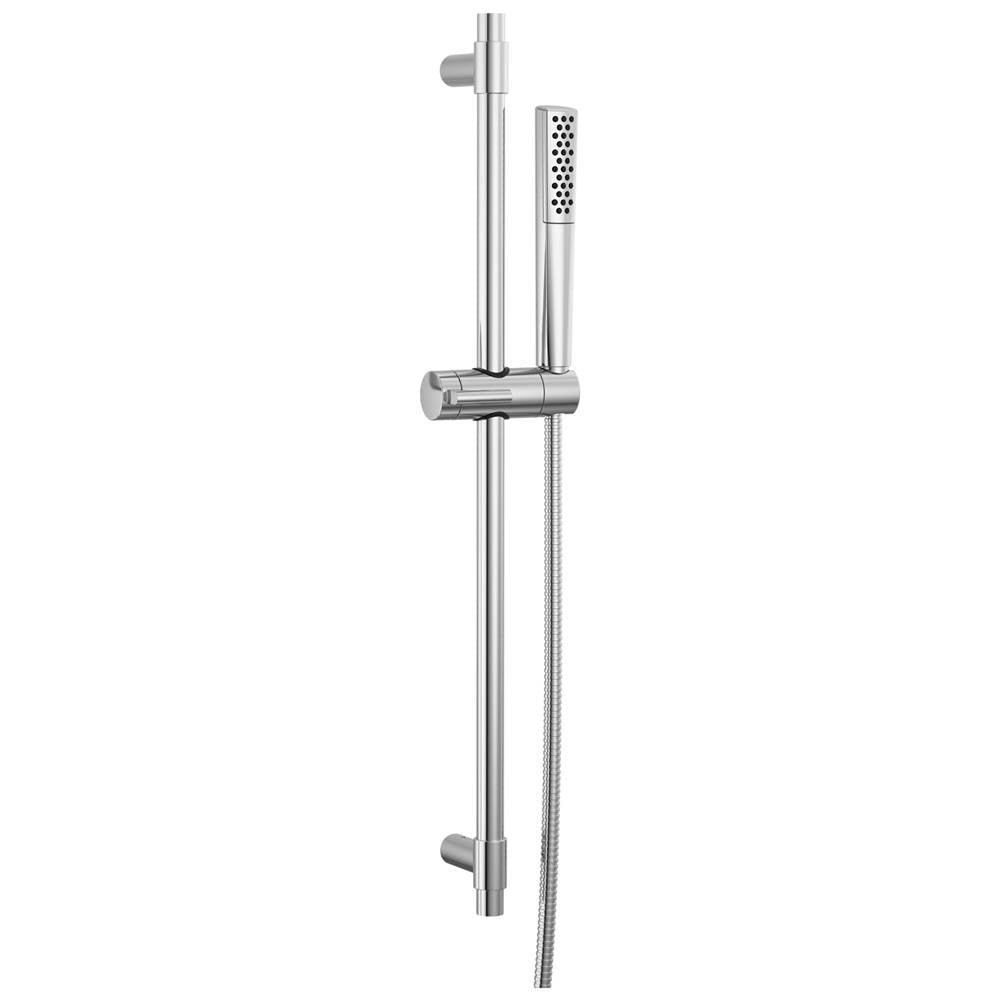 Delta Faucet - Universal Showering Components Premium Single-Setting Slide Bar Hand Shower - LumicoatÂ® Chrome