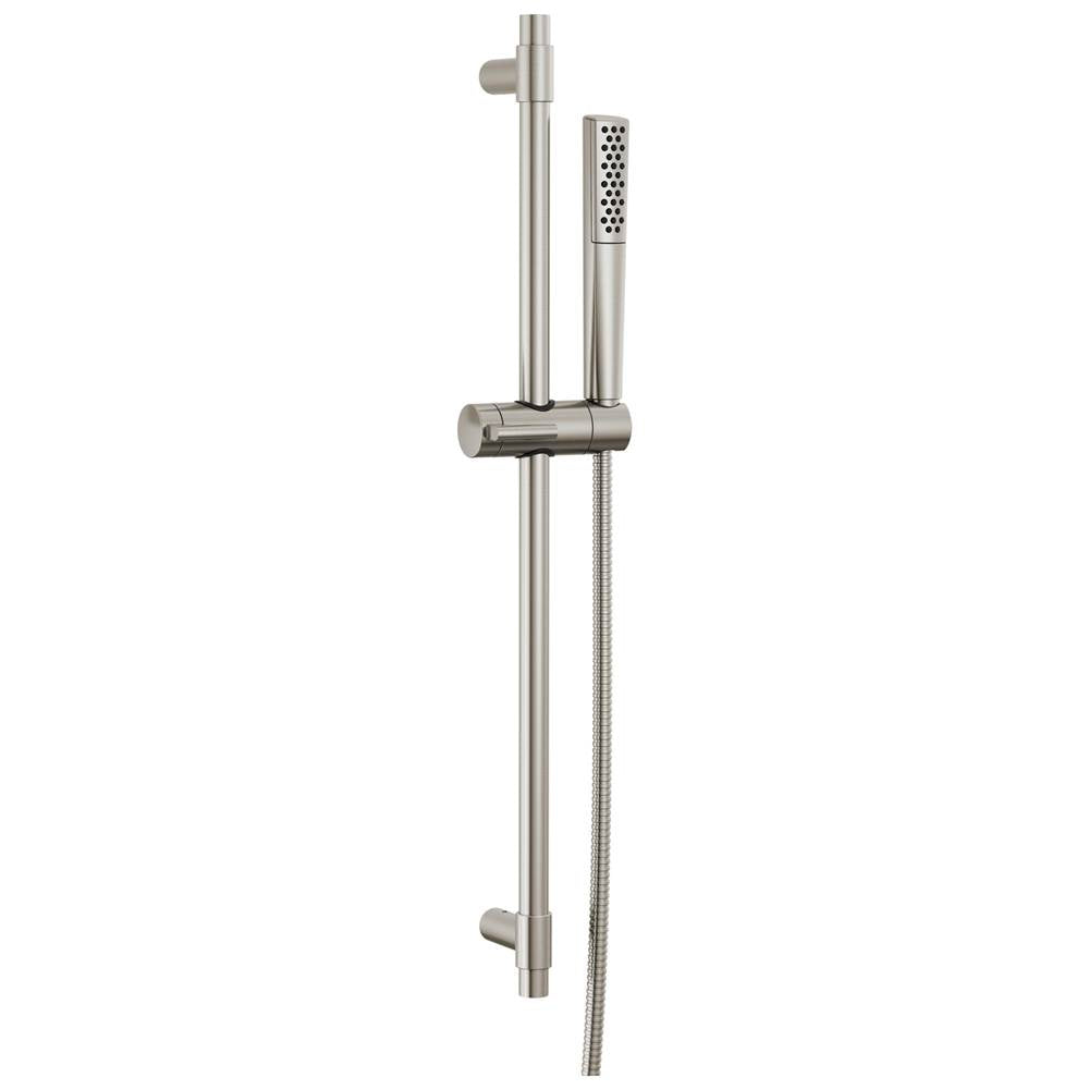 Delta Faucet - Universal Showering Components Premium Single-Setting Slide Bar Hand Shower - LumicoatÂ® Stainless