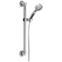 Delta Faucet - Universal Showering Components ActivTouch 9-Setting Hand Shower with Traditional Slide Bar / Grab Bar - Chrome