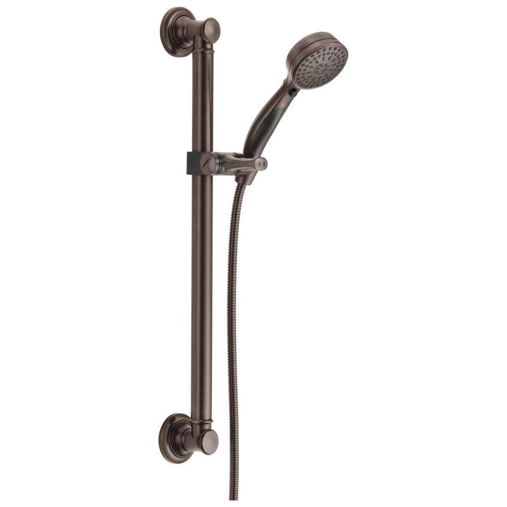Delta Faucet - Universal Showering Components ActivTouch 9-Setting Hand Shower with Traditional Slide Bar / Grab Bar - Venetian Bronze