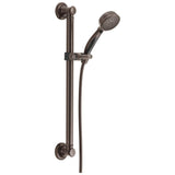 Delta Faucet - Universal Showering Components ActivTouch 9-Setting Hand Shower with Traditional Slide Bar / Grab Bar - Venetian Bronze