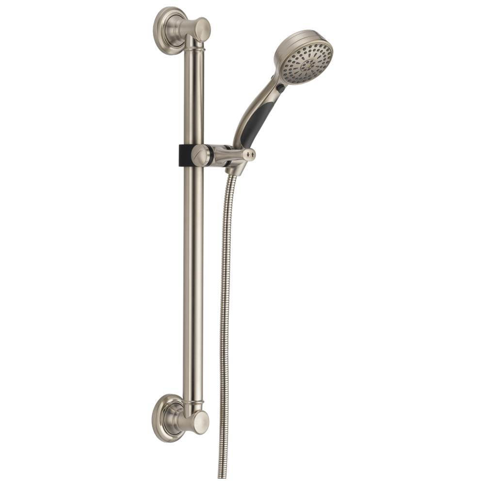 Universal Showering Components ActivTouch 9-Setting Hand Shower with Traditional Slide Bar / Grab Bar