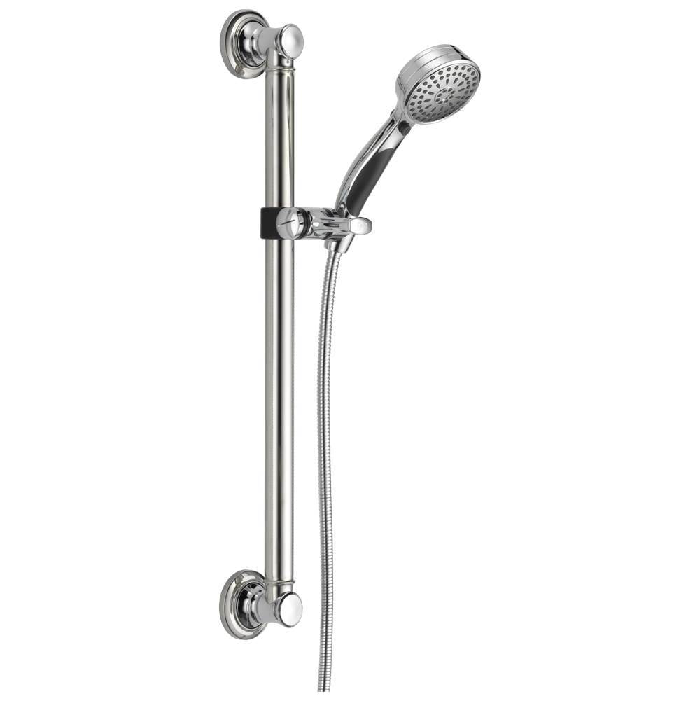 Universal Showering Components ActivTouch 9-Setting Hand Shower with Traditional Slide Bar / Grab Bar