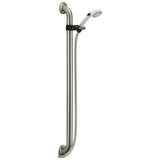 Delta Faucet - Universal Showering Components Adjustable Slide Bar / Grab Bar 2-Setting Hand Shower - White