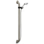 Delta Faucet - Universal Showering Components Adjustable Slide Bar / Grab Bar 2-Setting Hand Shower - White