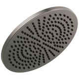 Delta Faucet - Universal Showering Components Single-Setting Metal Raincan Shower Head - LumicoatÂ® Black Stainless