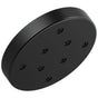 Delta Faucet - Universal Showering Components H2OKineticSingle-Setting Metal Raincan Shower Head - Matte Black