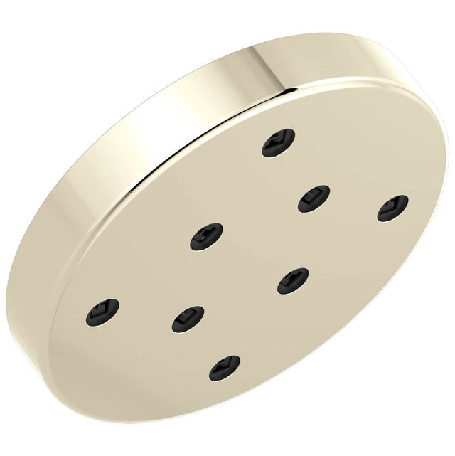 Delta Faucet - Universal Showering Components H2Okinetic Single-Setting Metal Raincan Shower Head - LumicoatÂ® Polished Nickel