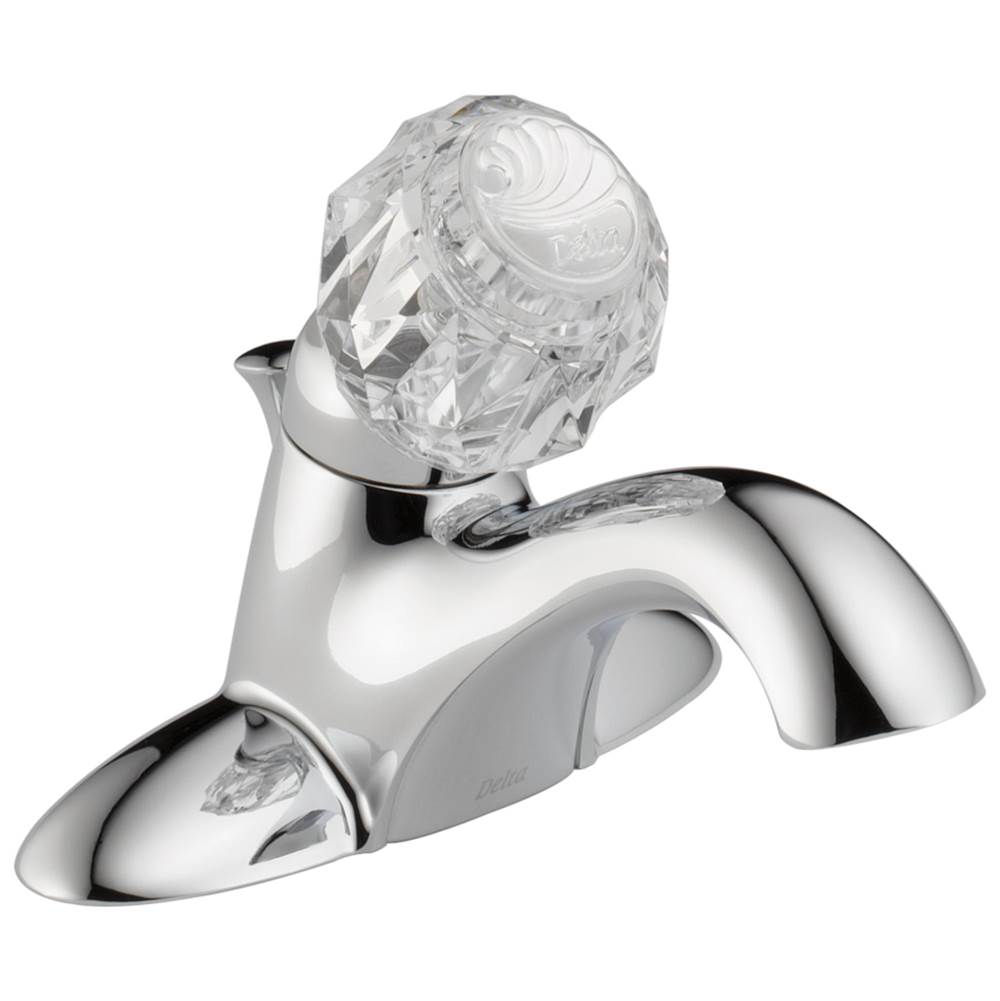 Delta Faucet - Classic Single Handle Centerset Bathroom Faucet - Chrome