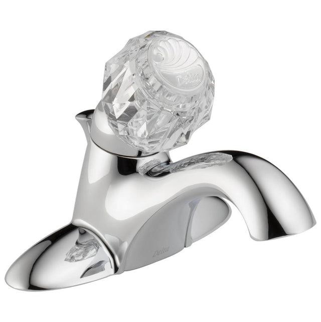 Delta Faucet - Classic Single Handle Centerset Bathroom Faucet - Chrome