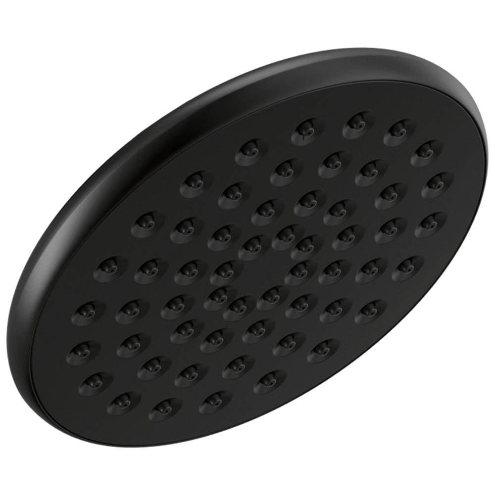 Delta Faucet - Universal Showering Components Single-Setting Raincan Shower Head - Matte Black