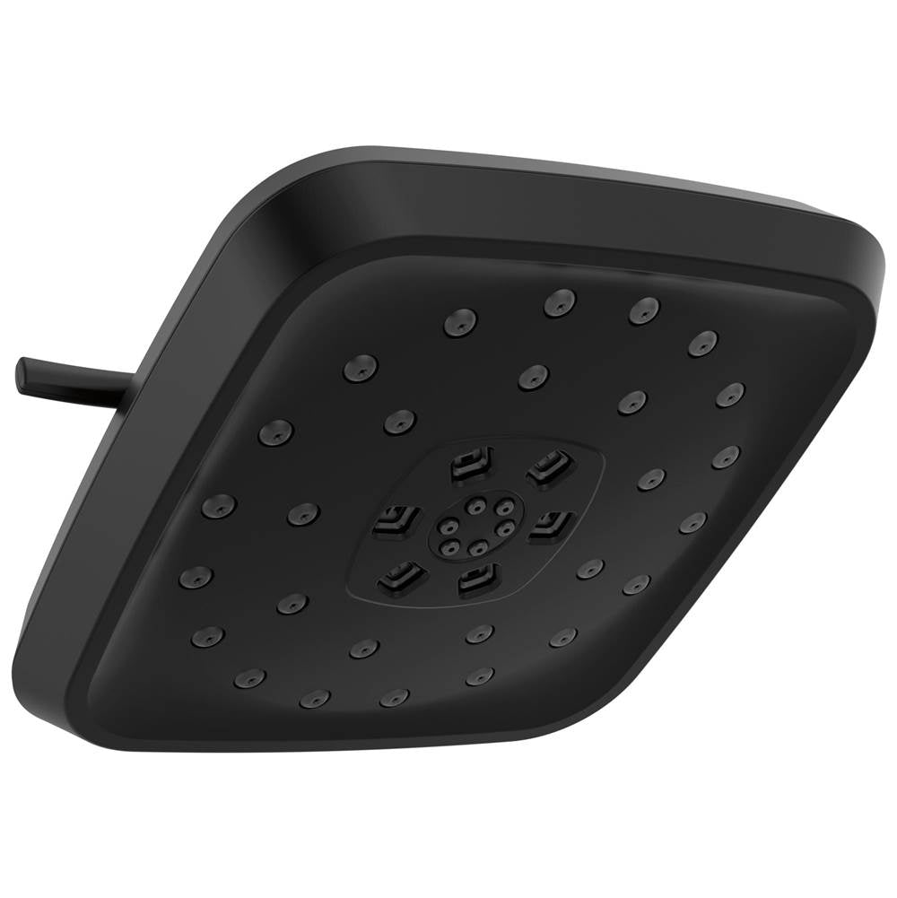 Delta Faucet - Universal Showering Components H2Okinetic 4-Setting Shower Head with UltraSoakE - Matte Black