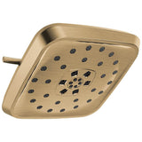 Delta Faucet - Universal Showering Components H2Okinetic 4-Setting Shower Head with UltrasoakE - LumicoatÂ® Champagne Bronze