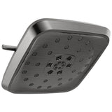 Delta Faucet - Universal Showering Components H2Okinetic 4-Setting Shower Head with UltraSoakE - LumicoatÂ® Black Stainless