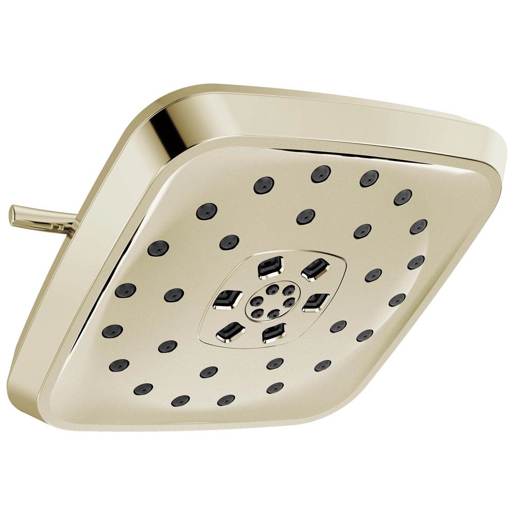 Delta Faucet - Universal Showering Components H2Okinetic 4-Setting Shower Head with UltraSoakE - LumicoatÂ® Polished Nickel