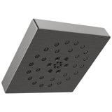 Delta Faucet - Universal Showering Components H2Okinetic 4-Setting Shower Head with UltraSoakE - LumicoatÂ® Black Stainless