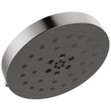 Delta Faucet - Universal Showering Components H2Okinetic 4-Setting Shower Head with UltrasoakE - LumicoatÂ® Black Stainless