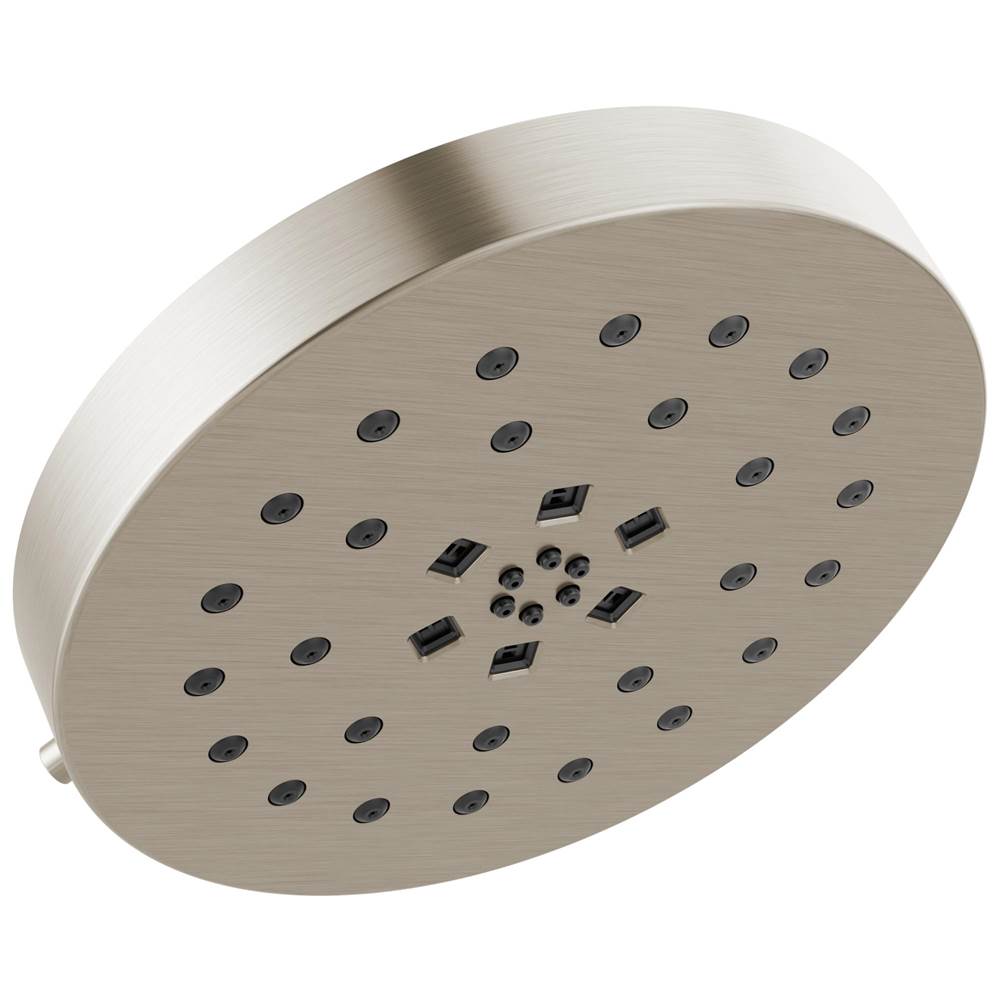 Delta Faucet - Universal Showering Components H2Okinetic 4-Setting Shower Head with UltraSoakE - LumicoatÂ® Stainless