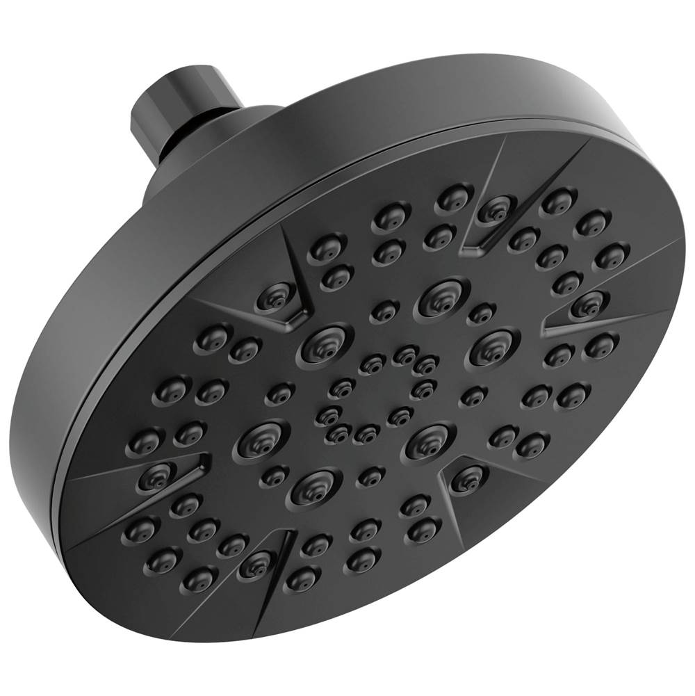 Delta Faucet - Universal Showering Components 5-Setting Showerhead - Matte Black