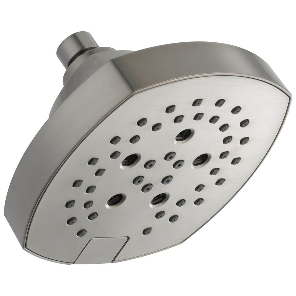 Delta Faucet - Universal Showering Components 5-Setting H2Okinetic Shower Head - LumicoatÂ® Stainless