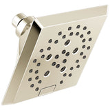 Delta Faucet - Universal Showering Components H2OKinetic5-Setting Angular Modern Raincan Shower Head - LumicoatÂ® Polished Nickel
