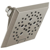 Delta Faucet - Universal Showering Components H2OKinetic5-Setting Angular Modern Raincan Shower Head - LumicoatÂ® Stainless