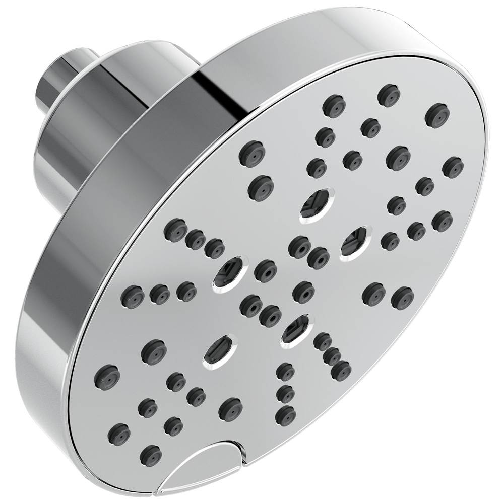Delta Faucet - Universal Showering Components 5-Setting H2OKinetic Round Cont Raincan - LumicoatÂ® Chrome