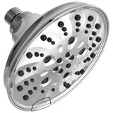 Delta Faucet - Universal Showering Components H2Okinetic 5-Setting Traditional Raincan Shower Head - LumicoatÂ® Chrome